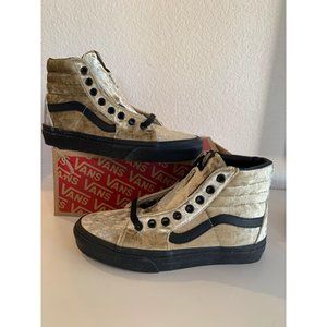 Vans sk8 high velvet gold W5.5